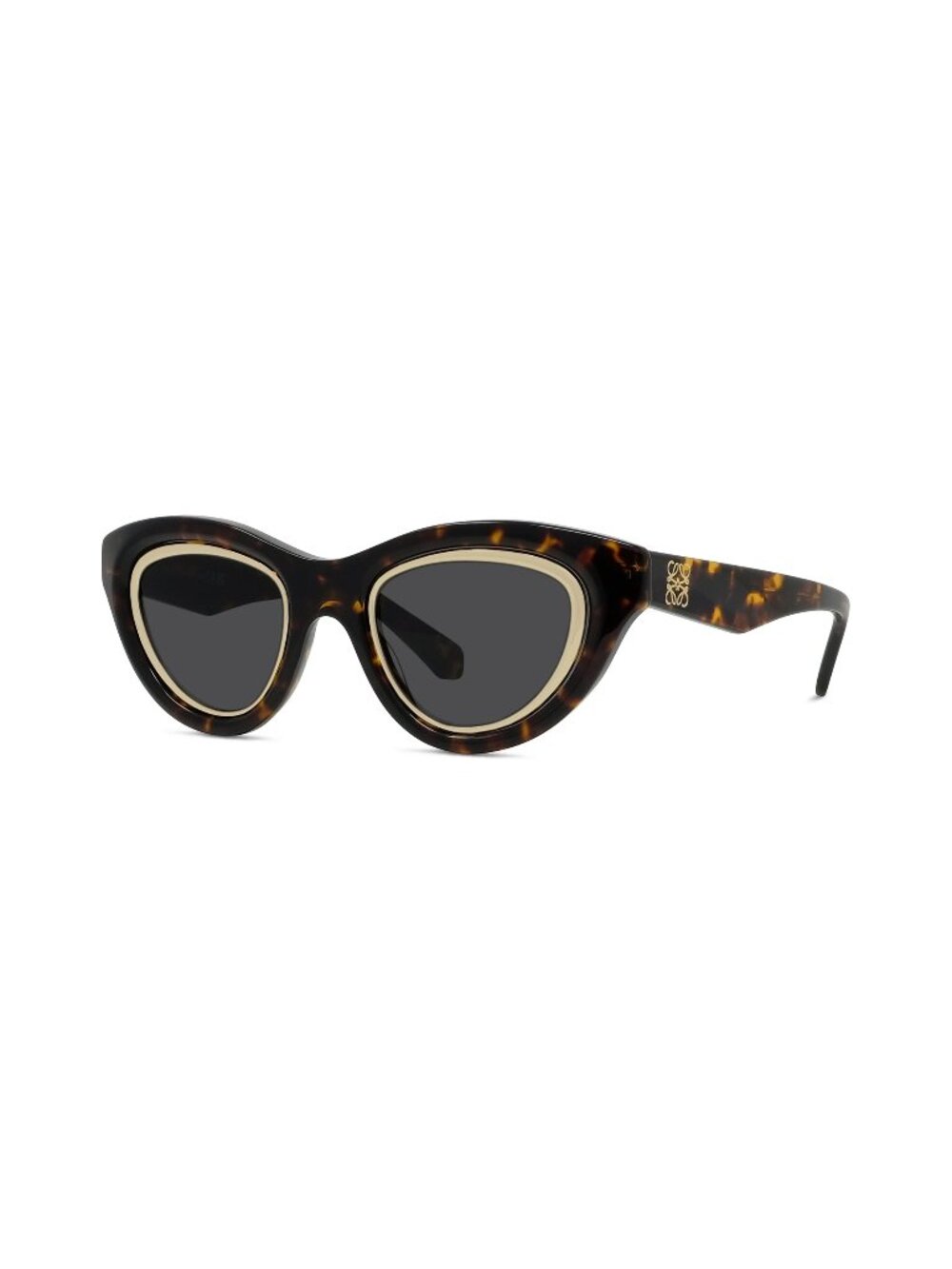 New LOEWE Women's Sunglasses Acetate Frame ANAGRAM LW40182U 52A 53 White Cat Eye
